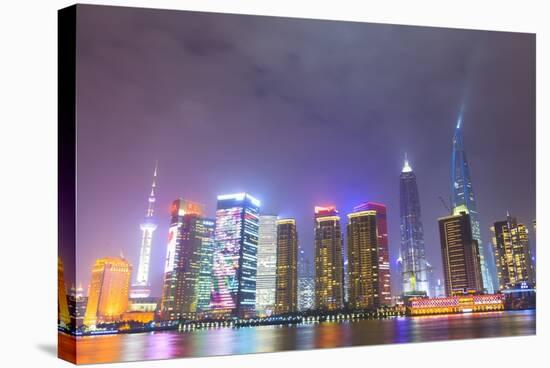 Shanghai's Pudong Cityscape-Fraser Hall-Stretched Canvas