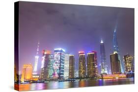 Shanghai's Pudong Cityscape-Fraser Hall-Stretched Canvas