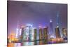 Shanghai's Pudong Cityscape-Fraser Hall-Stretched Canvas