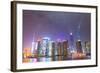 Shanghai's Pudong Cityscape-Fraser Hall-Framed Photographic Print
