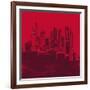 Shanghai Scribble-null-Framed Giclee Print