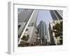 Shanghai Stock Exchange Building Surrounded by Skyscrapers in Pudong New Area, Shanghai, China-Kober Christian-Framed Photographic Print
