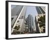 Shanghai Stock Exchange Building Surrounded by Skyscrapers in Pudong New Area, Shanghai, China-Kober Christian-Framed Photographic Print