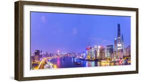 Shanghai Tower and the Pudong Skyline across the Huangpu River, Shanghai, China-Jon Arnold-Framed Photographic Print