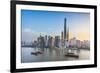 Shanghai Tower and the Pudong Skyline across the Huangpu River, Shanghai, China-Jon Arnold-Framed Photographic Print