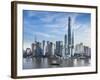 Shanghai Tower and the Pudong Skyline across the Huangpu River, Shanghai, China-Jon Arnold-Framed Photographic Print