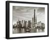 Shanghai Tower and the Pudong Skyline across the Huangpu River, Shanghai, China-Jon Arnold-Framed Photographic Print