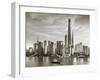 Shanghai Tower and the Pudong Skyline across the Huangpu River, Shanghai, China-Jon Arnold-Framed Photographic Print