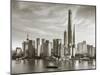 Shanghai Tower and the Pudong Skyline across the Huangpu River, Shanghai, China-Jon Arnold-Mounted Photographic Print