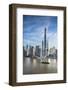 Shanghai Tower and the Pudong Skyline across the Huangpu River, Shanghai, China-Jon Arnold-Framed Photographic Print