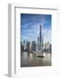 Shanghai Tower and the Pudong Skyline across the Huangpu River, Shanghai, China-Jon Arnold-Framed Photographic Print