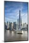 Shanghai Tower and the Pudong Skyline across the Huangpu River, Shanghai, China-Jon Arnold-Mounted Photographic Print