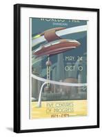 Shanghai Worlds Fair-Steve Thomas-Framed Giclee Print