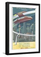 Shanghai Worlds Fair-Steve Thomas-Framed Giclee Print