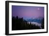 Shangri-La Beneath The Summer Moon, Wyoming-null-Framed Photographic Print