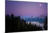 Shangri-La Beneath The Summer Moon, Wyoming-null-Mounted Photographic Print