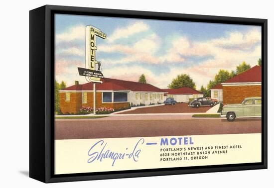 Shangri-La Motel, Portland, Oregon-null-Framed Stretched Canvas