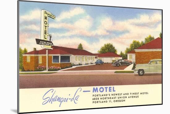 Shangri-La Motel, Portland, Oregon-null-Mounted Art Print