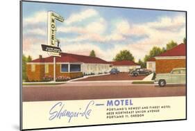 Shangri-La Motel, Portland, Oregon-null-Mounted Art Print