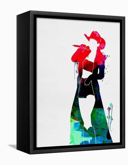 Shania Watercolor-Lana Feldman-Framed Stretched Canvas