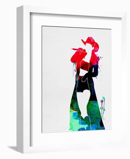 Shania Watercolor-Lana Feldman-Framed Art Print