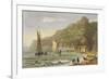 Shanklin Bay, from 'The Isle of Wight Illustrated, in a Series of Coloured Views'-Frederick Calvert-Framed Giclee Print