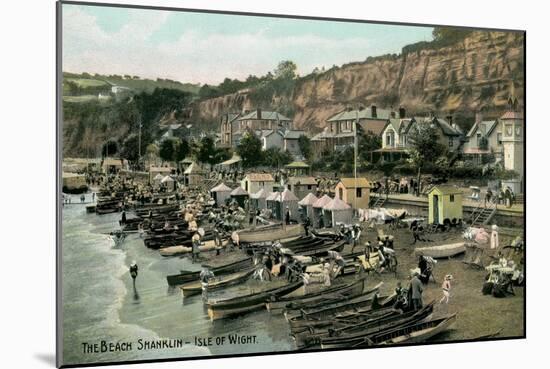 Shanklin Beach, Isle of Wight-null-Mounted Art Print