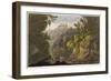 Shanklin Chine, from 'The Isle of Wight Illustrated, in a Series of Coloured Views'-Frederick Calvert-Framed Giclee Print