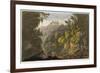 Shanklin Chine, from 'The Isle of Wight Illustrated, in a Series of Coloured Views'-Frederick Calvert-Framed Giclee Print