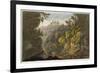 Shanklin Chine, from 'The Isle of Wight Illustrated, in a Series of Coloured Views'-Frederick Calvert-Framed Giclee Print