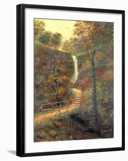 Shanklin Chine, Isle of Wight , 1911-J. Wilby-Framed Giclee Print