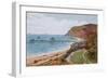 Shanklin Head and Pier, I W-Alfred Robert Quinton-Framed Giclee Print