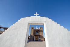 The historic adobe San Francisco de Asis church in Taos, New Mexico, USA-Shanna Baker-Photographic Print