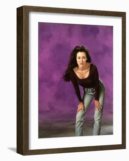 SHANNEN DOHERTY. "Beverly Hills, 90210" [1990].-null-Framed Photographic Print