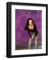 SHANNEN DOHERTY. "Beverly Hills, 90210" [1990].-null-Framed Photographic Print