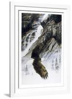 Shannon Falls Bald Eagle-Marc Barrie-Framed Collectable Print