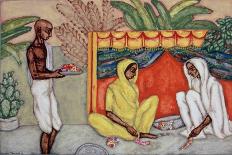 Hanuman - Diamond Polishers, 1996-Shanti Panchal-Framed Giclee Print