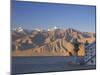 Shanti Stupa and Stok-Kangri Massif, Leh, Ladakh, Indian Himalayas, India-Jochen Schlenker-Mounted Photographic Print