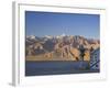 Shanti Stupa and Stok-Kangri Massif, Leh, Ladakh, Indian Himalayas, India-Jochen Schlenker-Framed Photographic Print