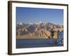 Shanti Stupa and Stok-Kangri Massif, Leh, Ladakh, Indian Himalayas, India-Jochen Schlenker-Framed Photographic Print