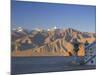 Shanti Stupa and Stok-Kangri Massif, Leh, Ladakh, Indian Himalayas, India-Jochen Schlenker-Mounted Photographic Print