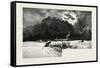 Shanty at Eagle's Nest, Canada, Nineteenth Century-null-Framed Stretched Canvas