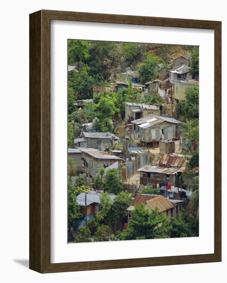 Shanty Town, Montego Bay, Jamaica, Caribbean, West Indies-Robert Harding-Framed Photographic Print