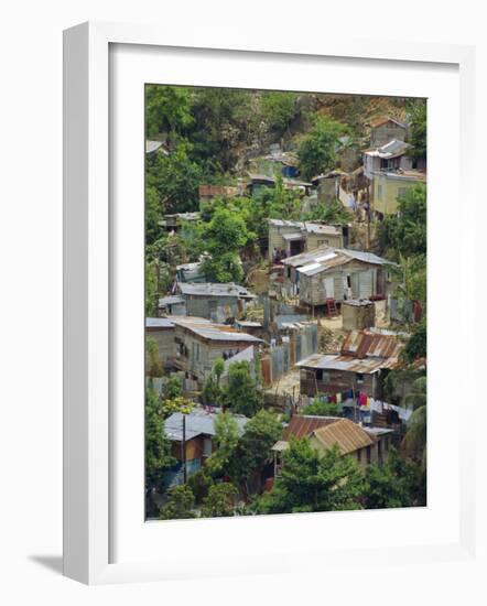 Shanty Town, Montego Bay, Jamaica, Caribbean, West Indies-Robert Harding-Framed Photographic Print