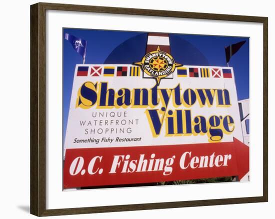 Shantytown Village, Ocean City, Maryland, USA-Bill Bachmann-Framed Photographic Print