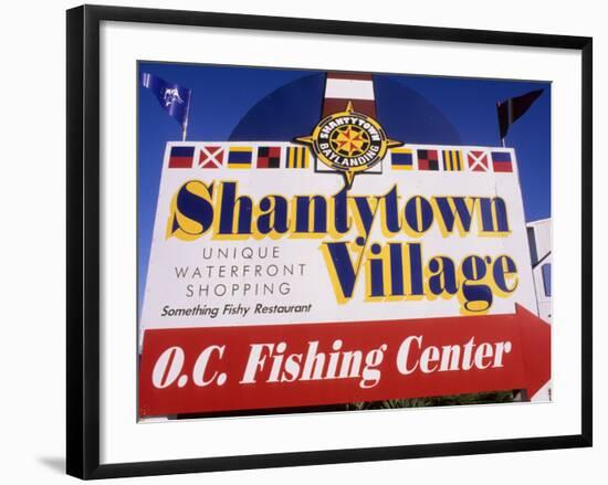 Shantytown Village, Ocean City, Maryland, USA-Bill Bachmann-Framed Photographic Print