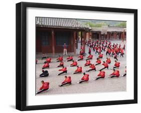 Shaolin Monastery, Shaolin, Birthplace of Kung Fu Martial Art, Henan Province, China-Kober Christian-Framed Photographic Print