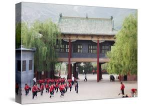 Shaolin Monastery, Shaolin, Birthplace of Kung Fu Martial Art, Henan Province, China-Kober Christian-Stretched Canvas