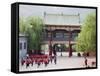 Shaolin Monastery, Shaolin, Birthplace of Kung Fu Martial Art, Henan Province, China-Kober Christian-Framed Stretched Canvas