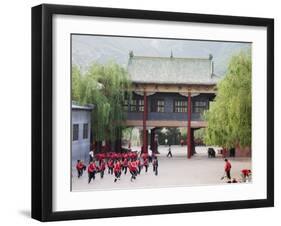 Shaolin Monastery, Shaolin, Birthplace of Kung Fu Martial Art, Henan Province, China-Kober Christian-Framed Photographic Print